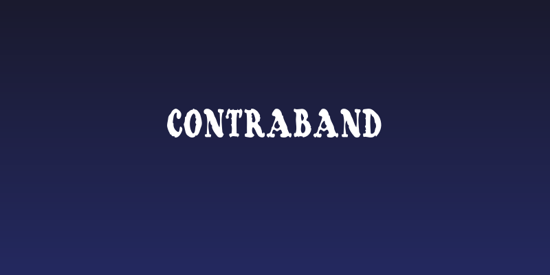 Contraband Social Header