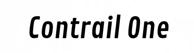 Contrail One  Frei Schriftart Herunterladen
