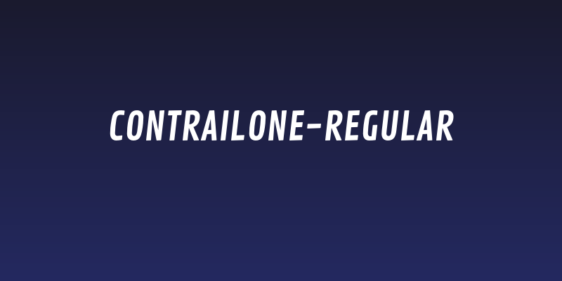ContrailOne-Regular Social Header