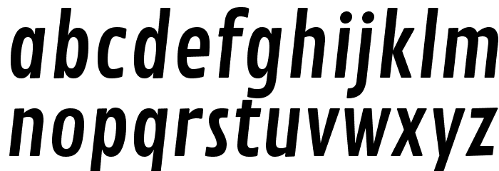 ContrailOne-Regular Font LOWERCASE