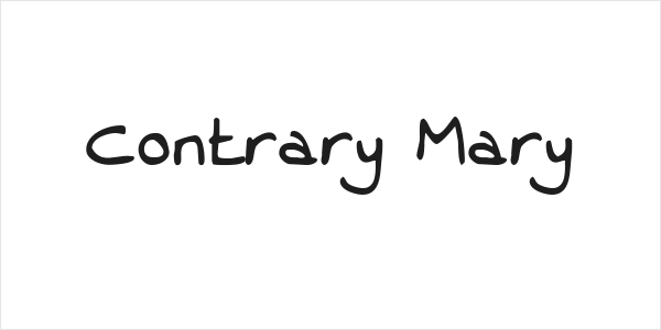 Contrary Mary Logo