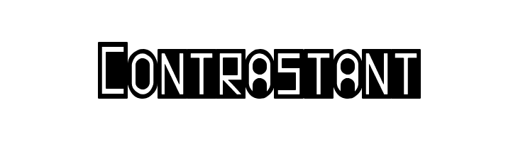 Contrastant Font