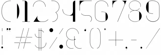 Contrasto Font OTHER CHARS