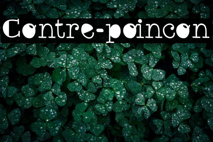 Contre-poincon Example 1