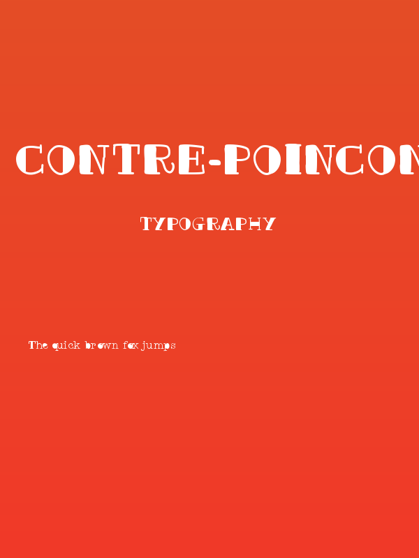 Contre-poincon Poster