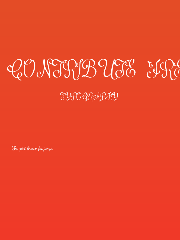 Contribute_FREE-version Poster