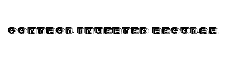Control Inverted Regular  Frei Schriftart Herunterladen
