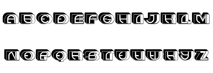 Control Inverted Regular Font OTHER CHARS