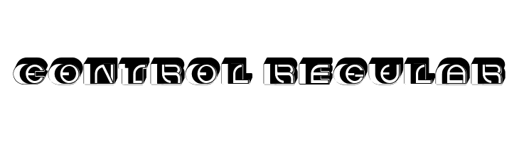 Control Regular  Frei Schriftart Herunterladen