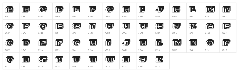 Control Regular Character Map