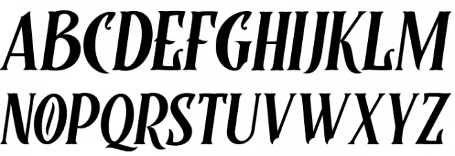 Controwell-Italic Polices MAJUSCULES