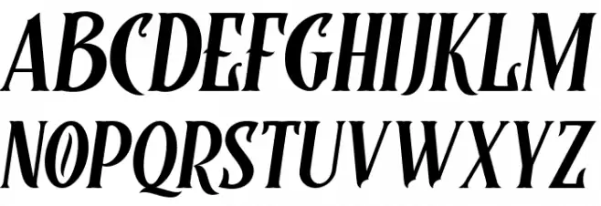 Controwell Italic Polices MAJUSCULES