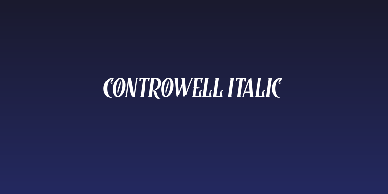 Controwell Italic Social Header