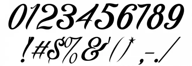 ControwellScript-Regular Font OTHER CHARS