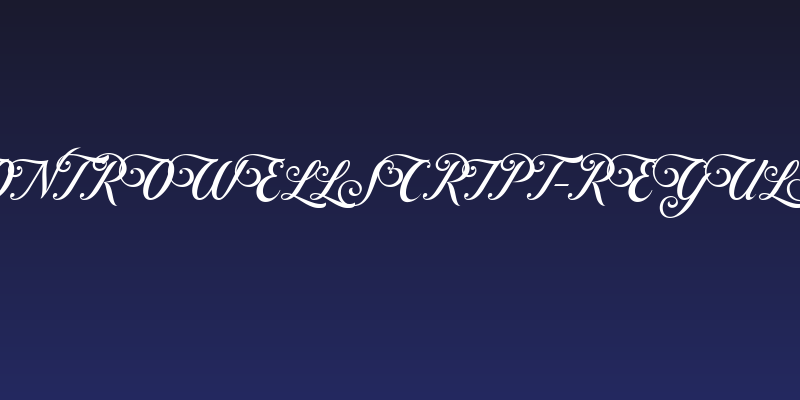 ControwellScript-Regular Social Header