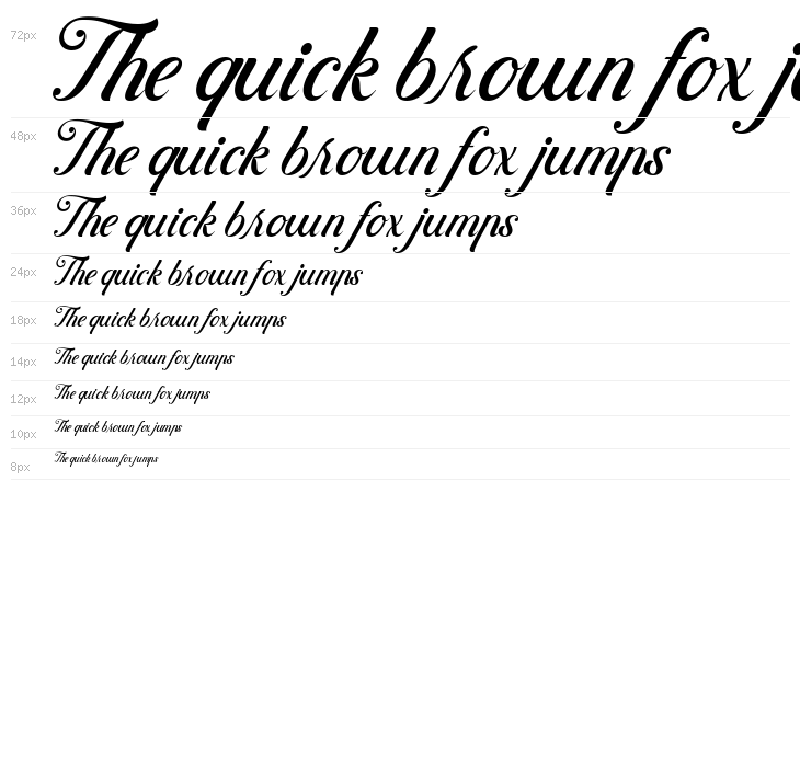 ControwellScript-Regular Waterfall