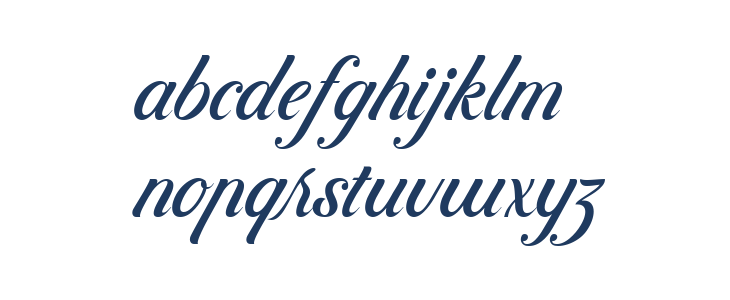 ControwellScript-Regular Lowercase