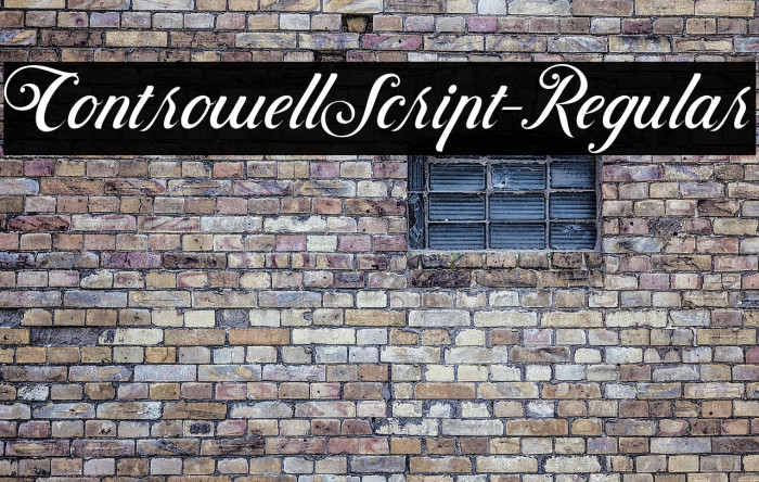 ControwellScript-Regular Example 1