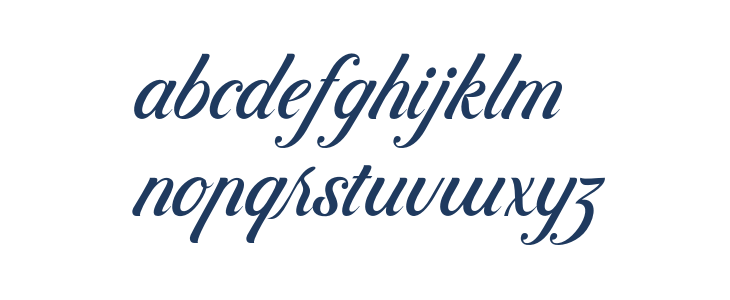 ControwellScript-Regular Lowercase