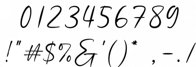 Contury Font OTHER CHARS