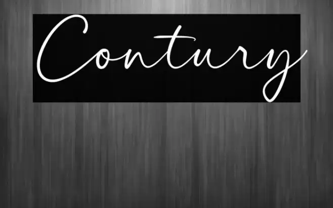 Contury Font examples