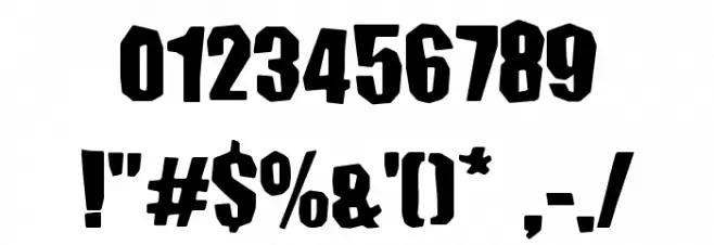 Conundrum FG Font OTHER CHARS