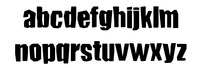 Conundrum FG Font LOWERCASE