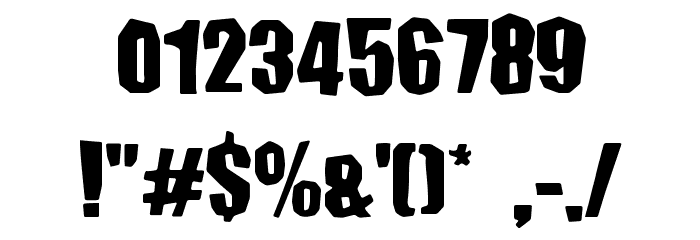 Conundrum Font OTHER CHARS