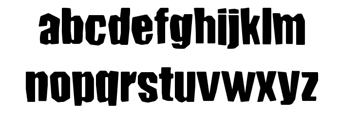 Conundrum Font LOWERCASE