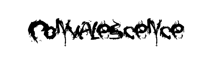 Convalescence  Frei Schriftart Herunterladen
