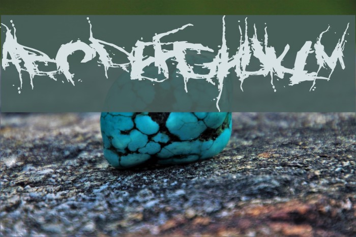 Convalescence Fonte examples