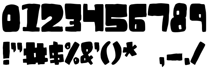 Conventional Wisdom Font OTHER CHARS