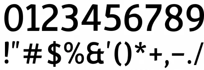 Convergence-Regular Font OTHER CHARS