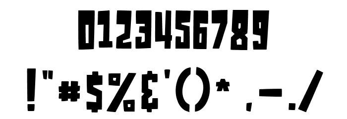 Converon Font OTHER CHARS