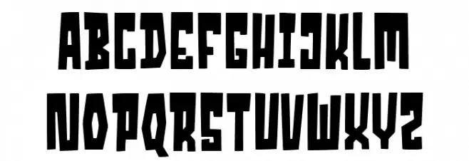 Converon Font Litere mari