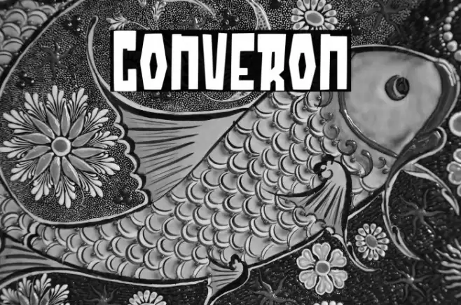 Converon फ़ॉन्ट examples