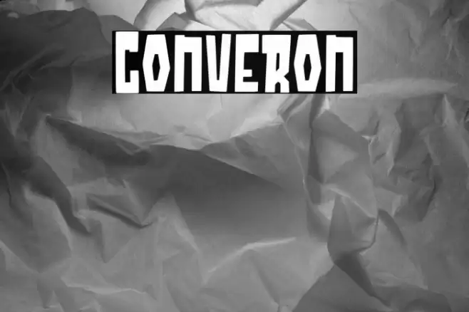 Converon फ़ॉन्ट examples