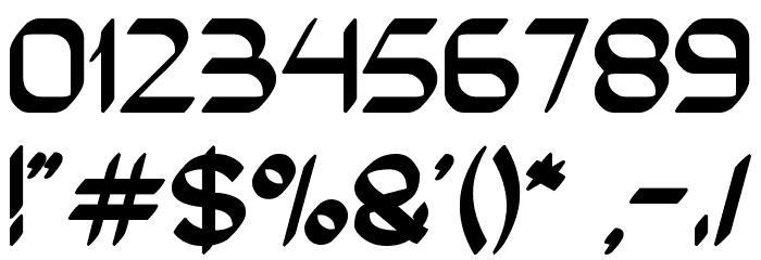 Conversation Bold Font OTHER CHARS