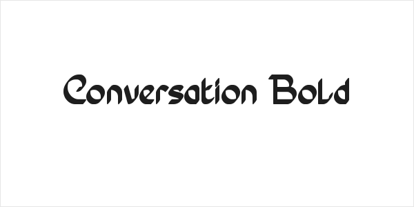Conversation Bold Logo