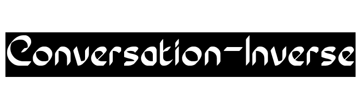 Conversation-Inverse  font caratteri gratis