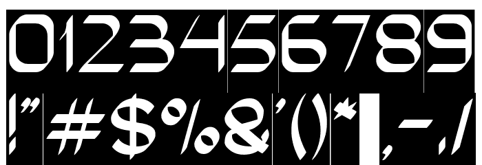 Conversation-Inverse Font OTHER CHARS