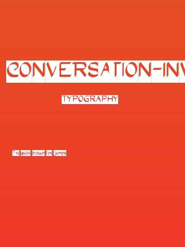 Conversation-Inverse Poster