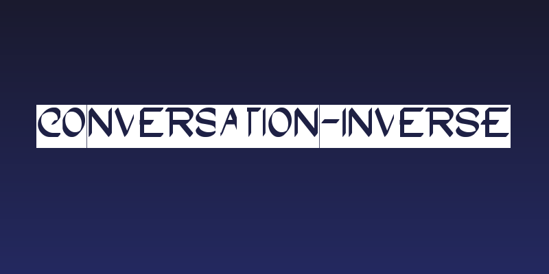 Conversation-Inverse Social Header
