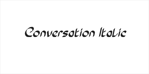Conversation Italic Logo