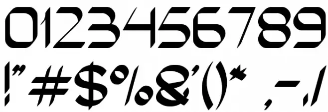 Conversation Font OTHER CHARS