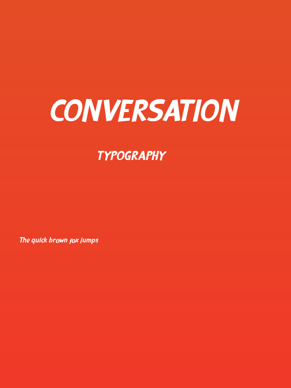 Conversation Poster