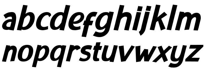 Conversation Font LOWERCASE