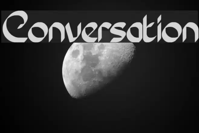 Conversation Font examples