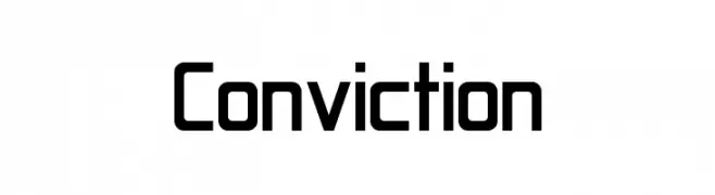 Conviction  baixar fontes gratis