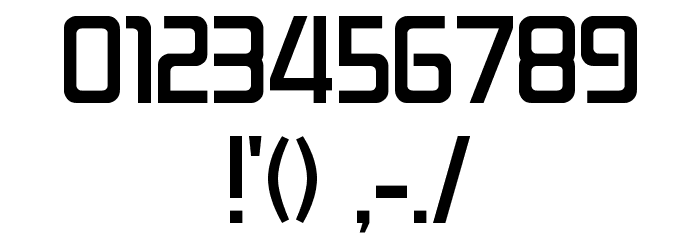 Conviction Font OTHER CHARS